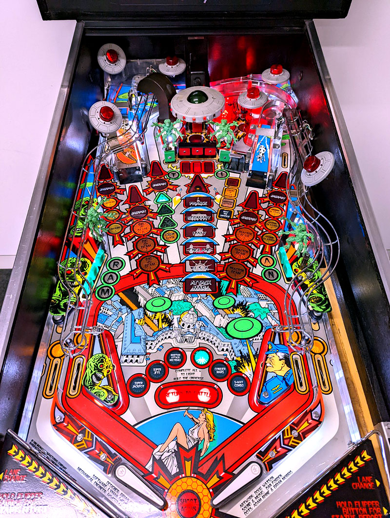 Attack from Mars Pinball Machine Collector's Example